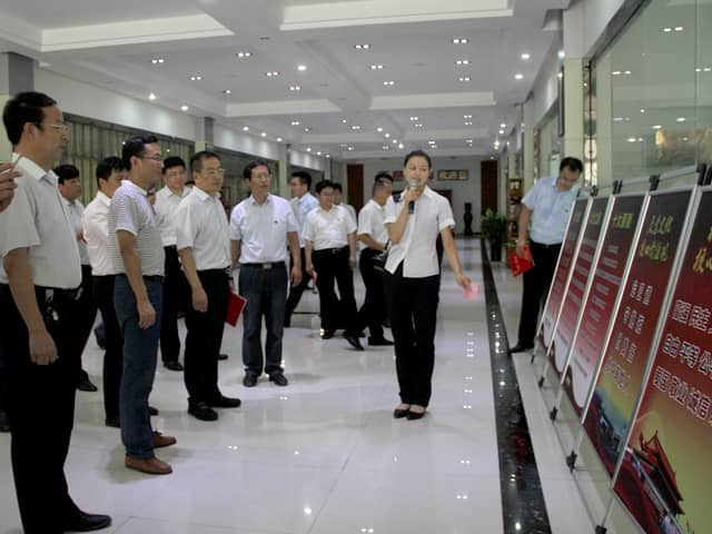 梁山县委常委、组织部部长王建一行莅临完美（中国）机械调研