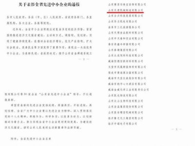 贺：完美官方端网站登录入口被省政府评为全省先进中小企业！