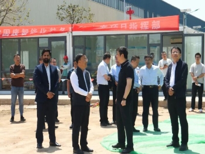 王庆带队调研完美（中国）机械大宗固体废物循环利用技术及智能化装备研发生产项目