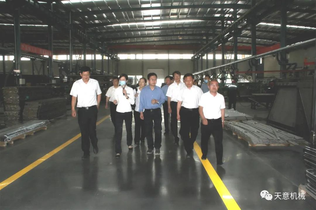 市联合调研组对完美（中国）机械入选省优选项目的 装配式建筑自动化PC生产线进行现场调研